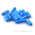 Size 0 light blue capsules shell